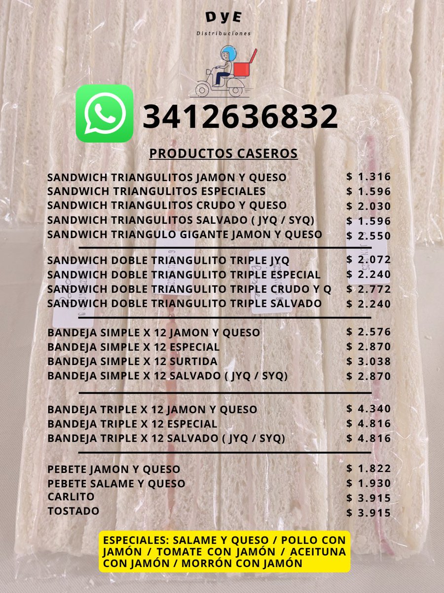 valenvera_'s tweet photo. Sandwiches de miga.
El mejor precio y calidad💥 https://t.co/nFD0SD3Epl