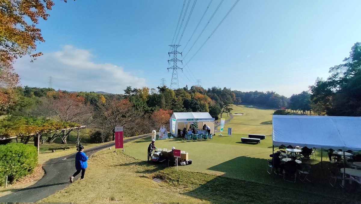 minamigolf's tweet photo. 京都レディースオープン観戦来ました☺️ https://t.co/hfrDNWjRbX