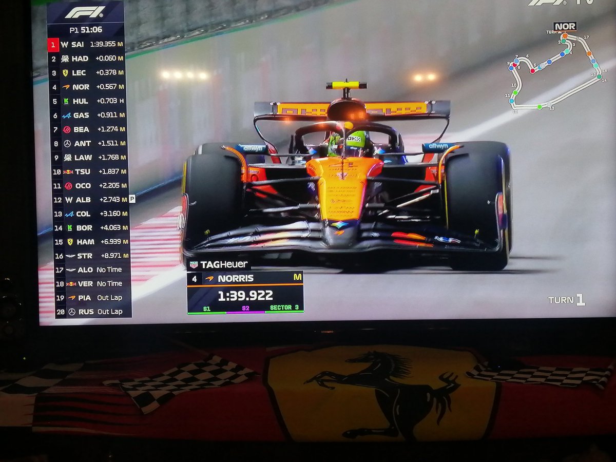 karlaceja21's tweet photo. Así vamos minuto 50 P1
Gran Premio De Las Vegas 
#GranPremioDeLasVegas
#GPVegas #Formula1 #F1 @F1 #VegasGP 
#LegalmenteBella @SpotlightLAT https://t.co/uuBID00XEk
