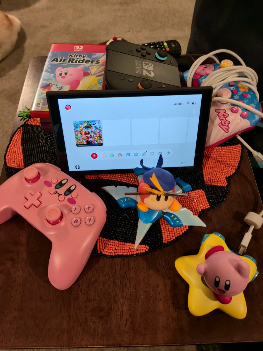 stu_spaceman's tweet photo. Oh I've waited so long for this sequel..
#KirbyAirRiders https://t.co/fFcK347FI0