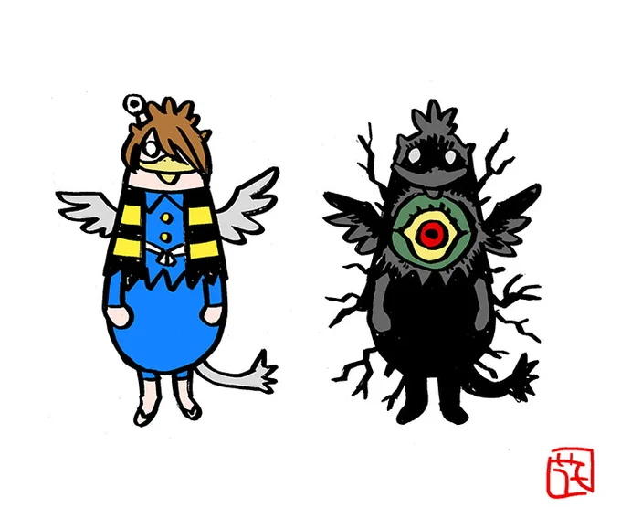 ぐぐぐのぐり太郎。ぐりックベアード。 #ぐりふぉんヒーローズ #ファンアート #ゲゲゲの鬼太郎