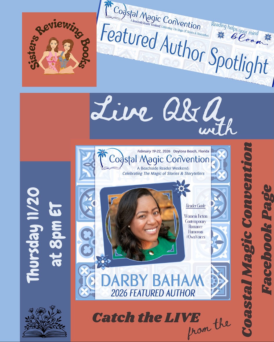 I'll be joining the ladies of Sisters Reviewing Books in just 15 min! Catch us Live over at facebook.com/SistersReviewi…