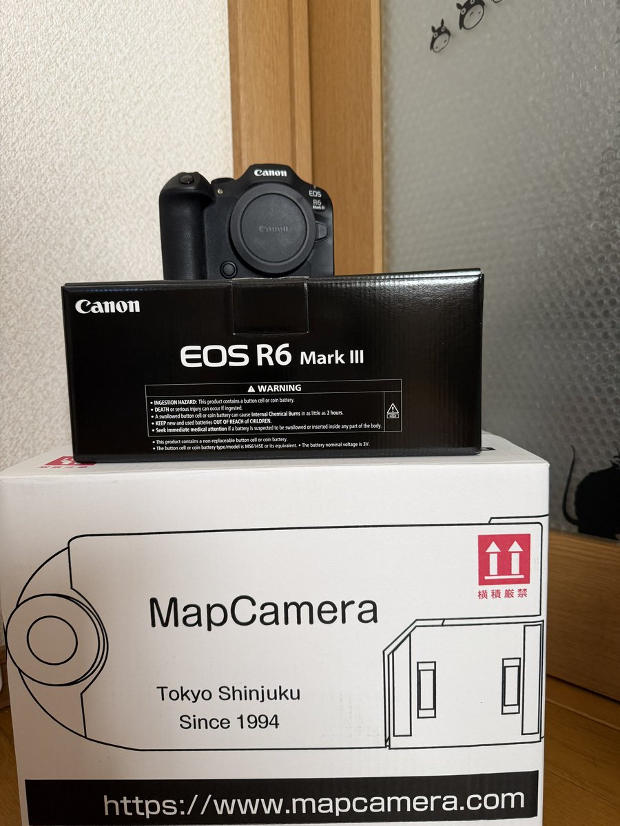 hachiko1027's tweet image. お迎えしてしまったwww🤣

#Canon #eosr6mark3 #マップカメラ