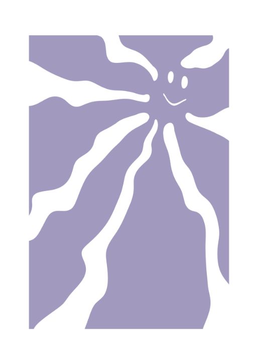 Sannellarson's tweet photo. Art of the Day! "Happy Purple Flower Poster". Buy at: https://t.co/42kNhv836x https://t.co/bNTcmMY6S6