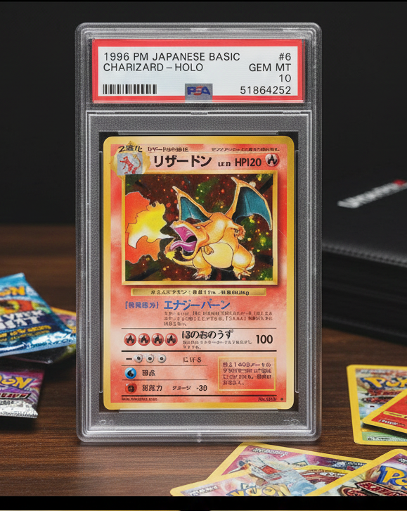 1japanshop.com 🔥 Absolute FIRE! 🔥 Astunning 1996 Japanese Basic Charizard Holo (PSA 10 GEM MINT) .   This is truly a centerpiece for any serious Pokémon TCG collector. #Pokemon #PokemonTCG #Charizard #VintagePokemon #PSA10 #GemMint #PokemonCollector #JapanesePokemon