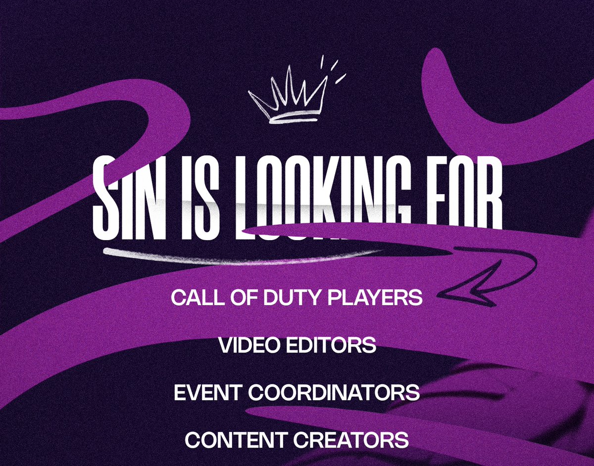 Players, streamers, casters. Whatever you want come have fun! 
It's not too late to hop in. If you are interested in Joining Sin Gaming hit us up in the DMs!
Players, streamers, casters. Whatever you  want come have fun!