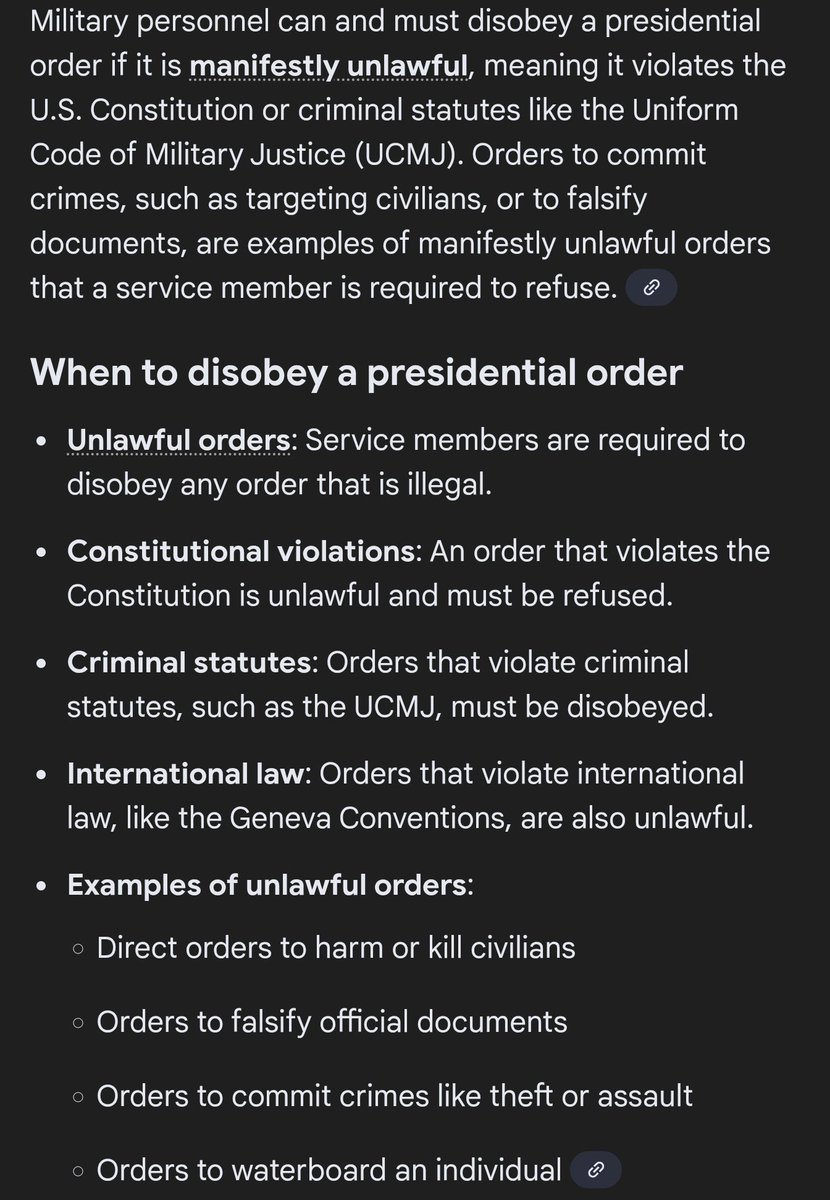 WeSee2024's tweet photo. @Lawrence Trump regime have launched a fake outrage campaign because Congress members said not to follow “unlawful orders.” I think it’s because they want our military to kill civilians. I can see no other reason why they’re making up lies as to what was said in that video. https://t.co/iNlCb922Ou