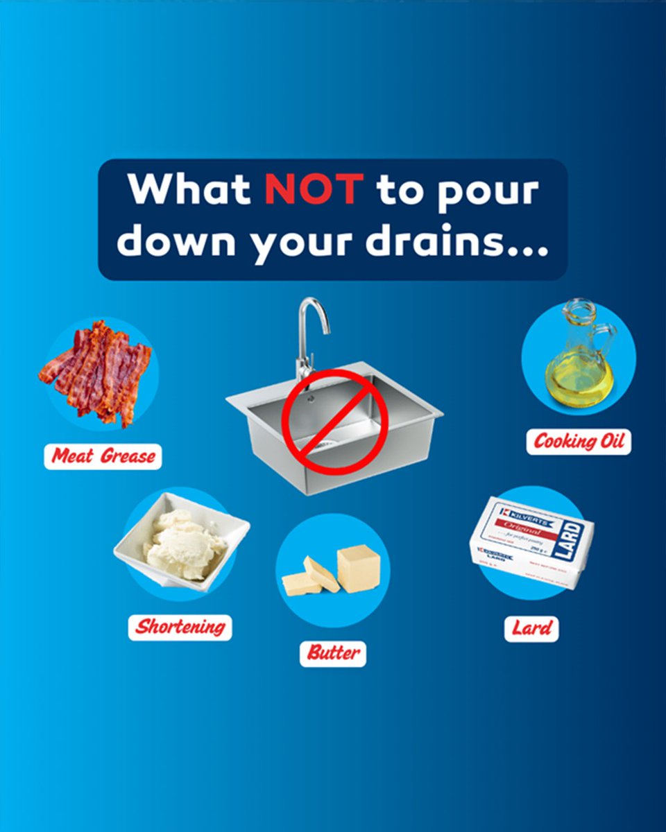 🦃 HOLIDAY CLEAN-UP TIP! REMEMBER FOG during cooking clean-up this #holidayseason!
🚫 Do NOT Pour:
👉Fats
👉Oils
👉Grease
…down your drains! It can cause serious clogs in your plumbing. Small steps make a big difference to your pipes &amp; our environment!
#Glendora #FOGFreeDrains