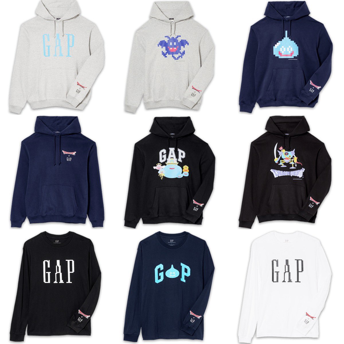 ドラゴンクエストとGAPコラボの パーカーGETした𐔌՞⸝⸝ ·⸝⸝ ՞𐦯