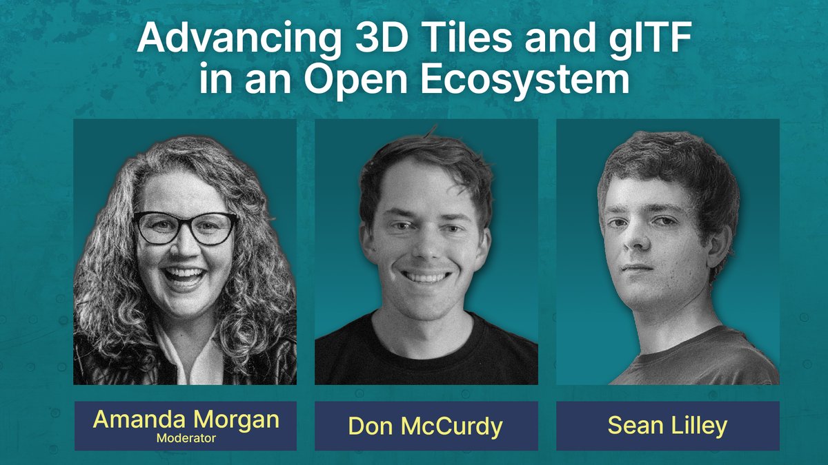 CesiumJS's tweet image. &quot;It’s rare to find a company that not only uses open formats but invests in helping define them.&quot;

Read about our commitment to open standards in this conversation with Don McCurdy, Sean Lilley &amp;amp; Amanda Morgan

hubs.li/Q03Vgj_K0

#glTF #3DTiles #OpenStandards