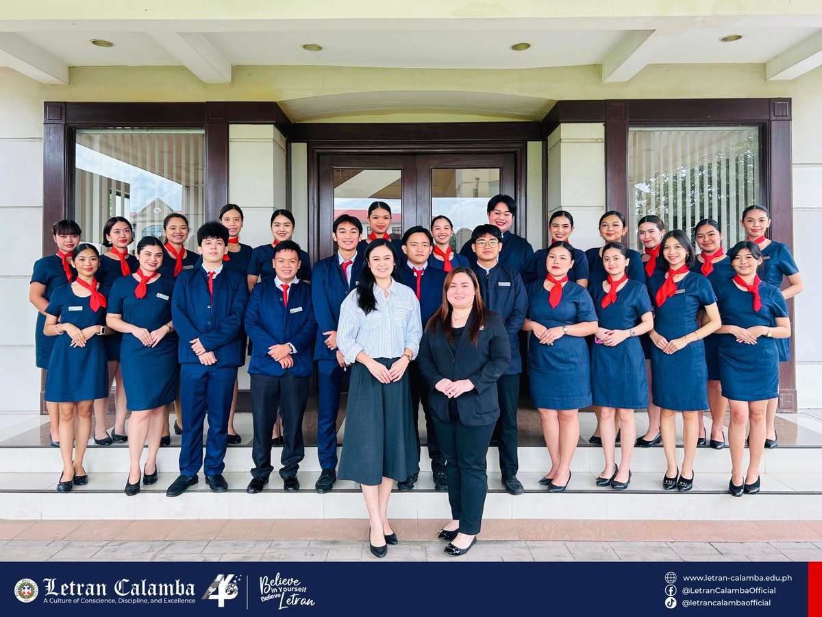 letrancalambaph's tweet image. We are delighted to highlight our alumna, Ms. Bea Patricia T. Abello cabin crew of Philippine Airlines, as she shares her expertise with our 4th-year BS Tourism Management students.

#BSTM
#STHM
#LetranCalamba
#BelieveinYourself
#BelieveLetran
#LetranCalamba