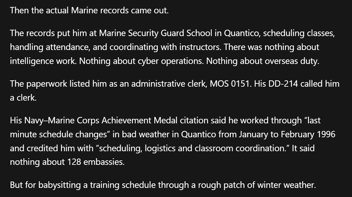 ghostsaw1027's tweet photo. Frank Parlato posted his Article about Exposing James McGibney(Bullyville) Credibility in the Military which he turn out to be a Administrative Clerk well that Explains why James Website doesn't Support HTTPS among other things for Web Security https://t.co/6uHs5h9DqF https://t.co/jNRmDtwSA4