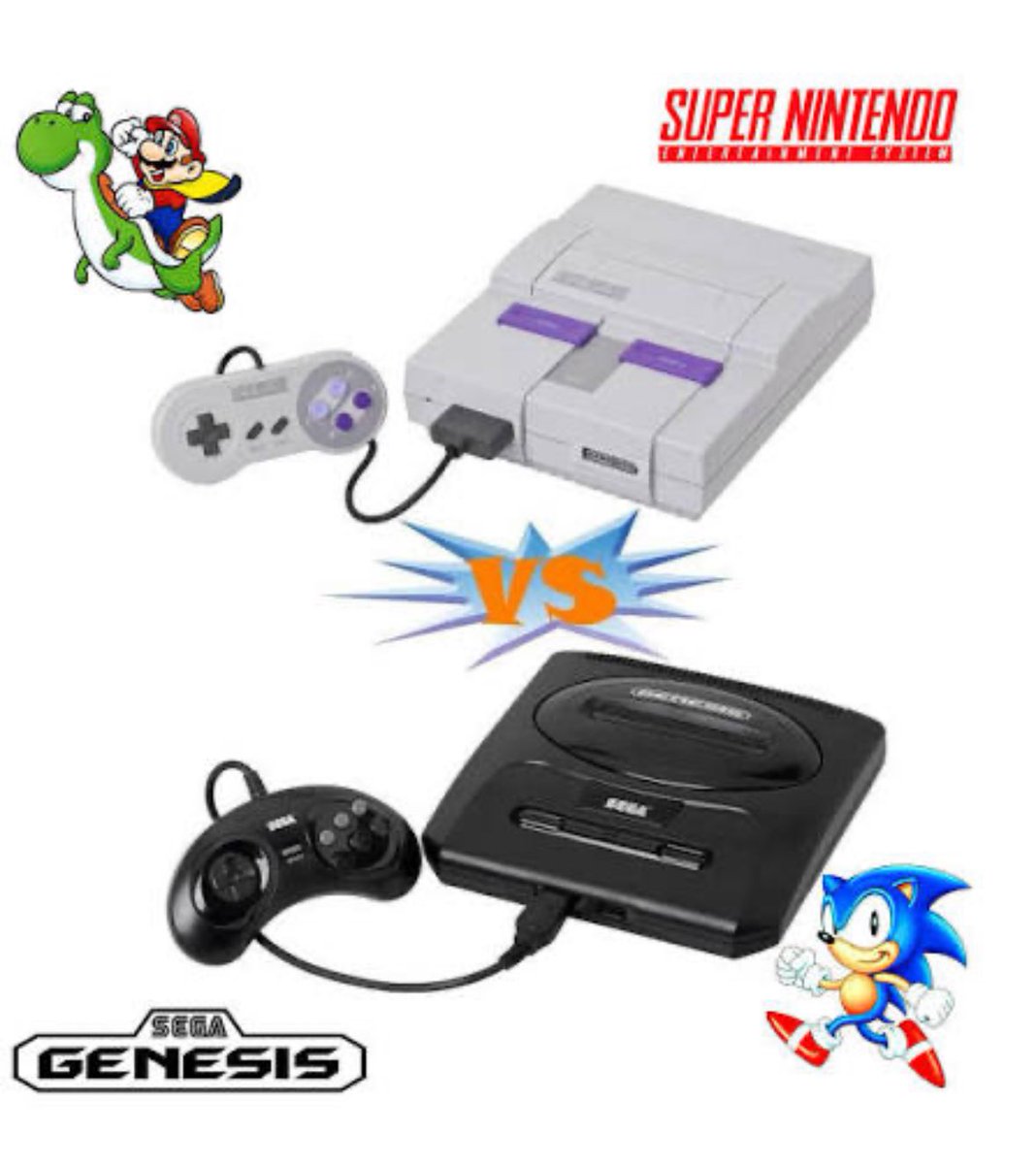trodgeMEMES's tweet image. #SuperNintendo or #Genesis?