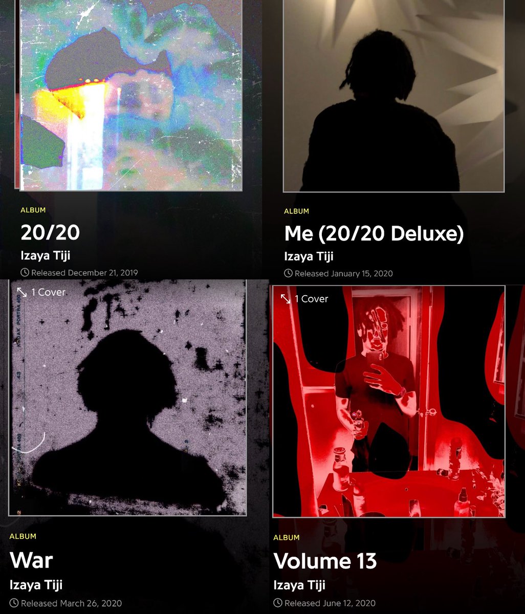 So insane that he was dropping these classics basically one month apart from each other for almost 1 year straight 🐐