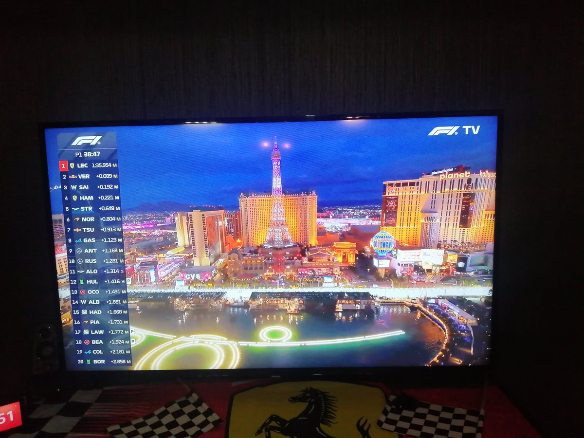 karlaceja21's tweet photo. Espectácular Las Vegas de noche P1
Gran Premio De Las Vegas 
#GranPremioDeLasVegas
#GPVegas #Formula1 #F1 @F1 #VegasGP 
#LegalmenteBella @SpotlightLAT https://t.co/48xFu7S7kU
