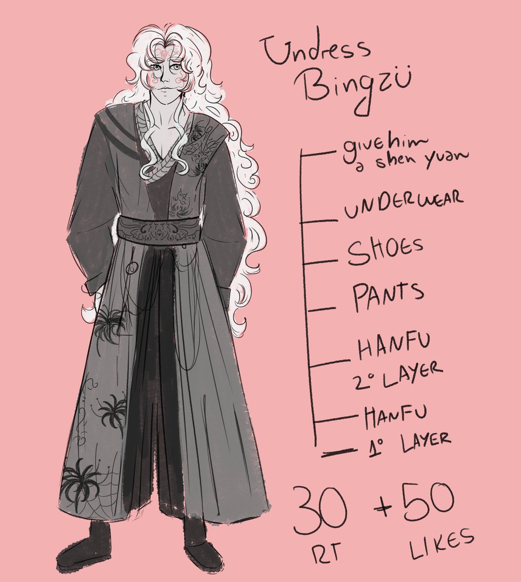 bunnyiling's tweet image. it was always my dream to make this type of challange but i always felt insecure about my art &amp;lt;/3 but now i will try to use this as a motivation to learn anatomy yay! 

also i am addicted to draw bingzu so he is my victim now!

#svsss #luobingzu #LuoBinghe