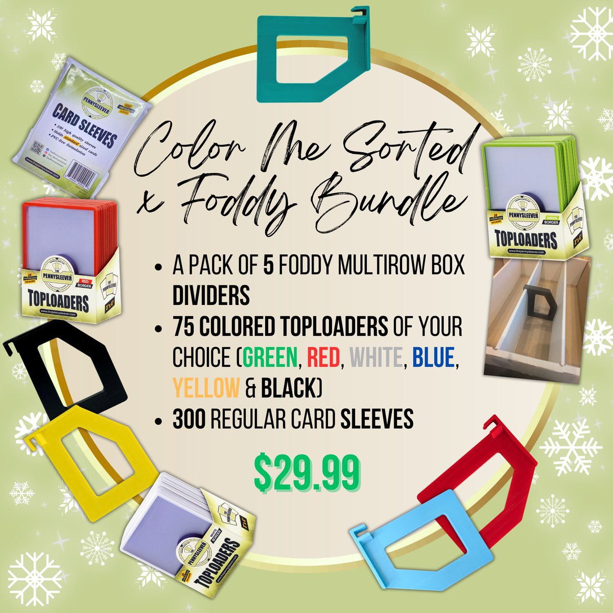We are super excited to be rolling out the first of our collaborations, just in time for the holiday season. With our friends Foddy LLC, we've put together an amazing bundle that will help you organize your collection and look great doing it. All at a budget friendly price.

Find