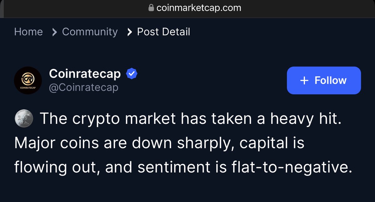 coinratecap's tweet image. We are now verified on @CoinMarketCap . 
Like and share 

coinmarketcap.com/community/post…