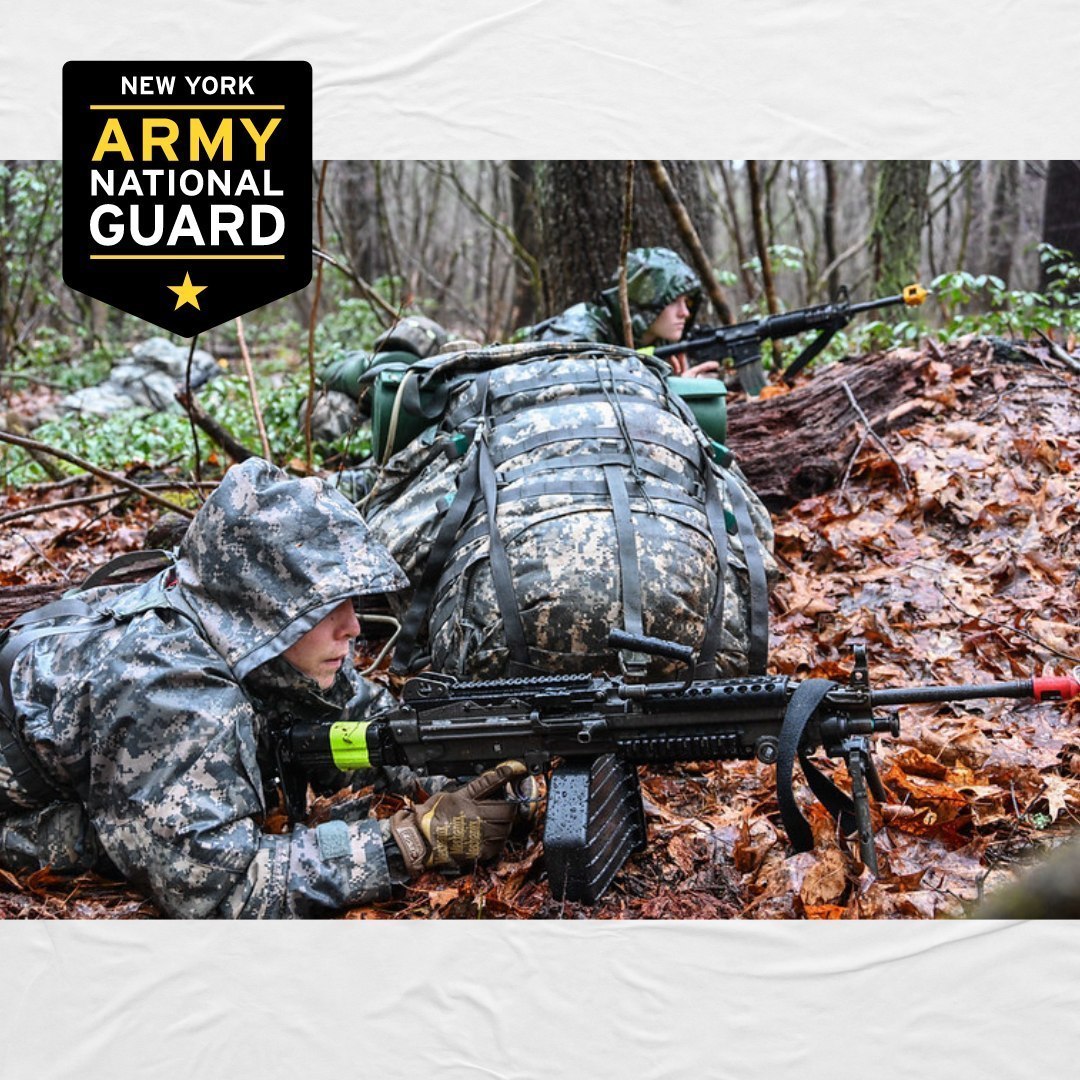 NationalGuardNY's tweet image. These ROTC cadets are receiving college credit for tactical training exercises. 

Interested in getting ahead, learning something few learn, and building your career all at the same time? 

Reach out to see how you can Go Guard.

nationalguard.com/new-york
#ROTC #Tactics #Training