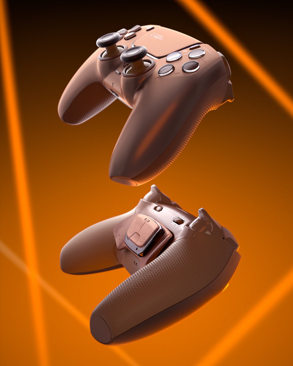 HexController's tweet image. ULTIMATE PRO

• HEX Hall Effect Joysticks / Standard Potentiometer Joysticks
• 4 Mappable Back Buttons
• 6 Onboard Profiles
• 8 Interchangeable Thumbsticks
• Premium No-Slip Grips
• Adaptive Triggers &amp;amp; Digital Triggers 
• Multi-Platform Compatibility