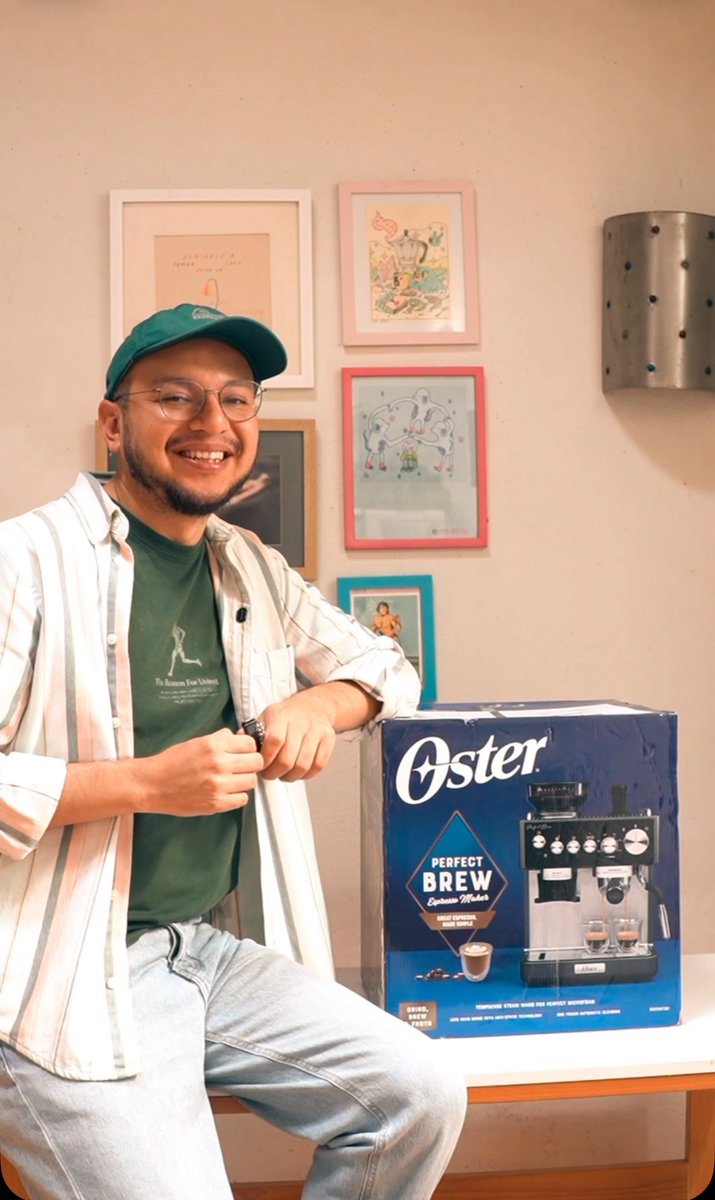 Carlitospindola's tweet image. Oigan, estoy muy feliz porque en este año dos marcas grandes trabajaron conmigo para que probara sus máquinas de espresso. A veces, no dimensiono este crecimiento 🥹