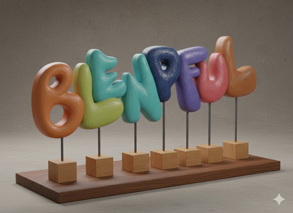jimmygunawanapp's tweet image. #bsdoodles 3D Sculpture “Blendful”