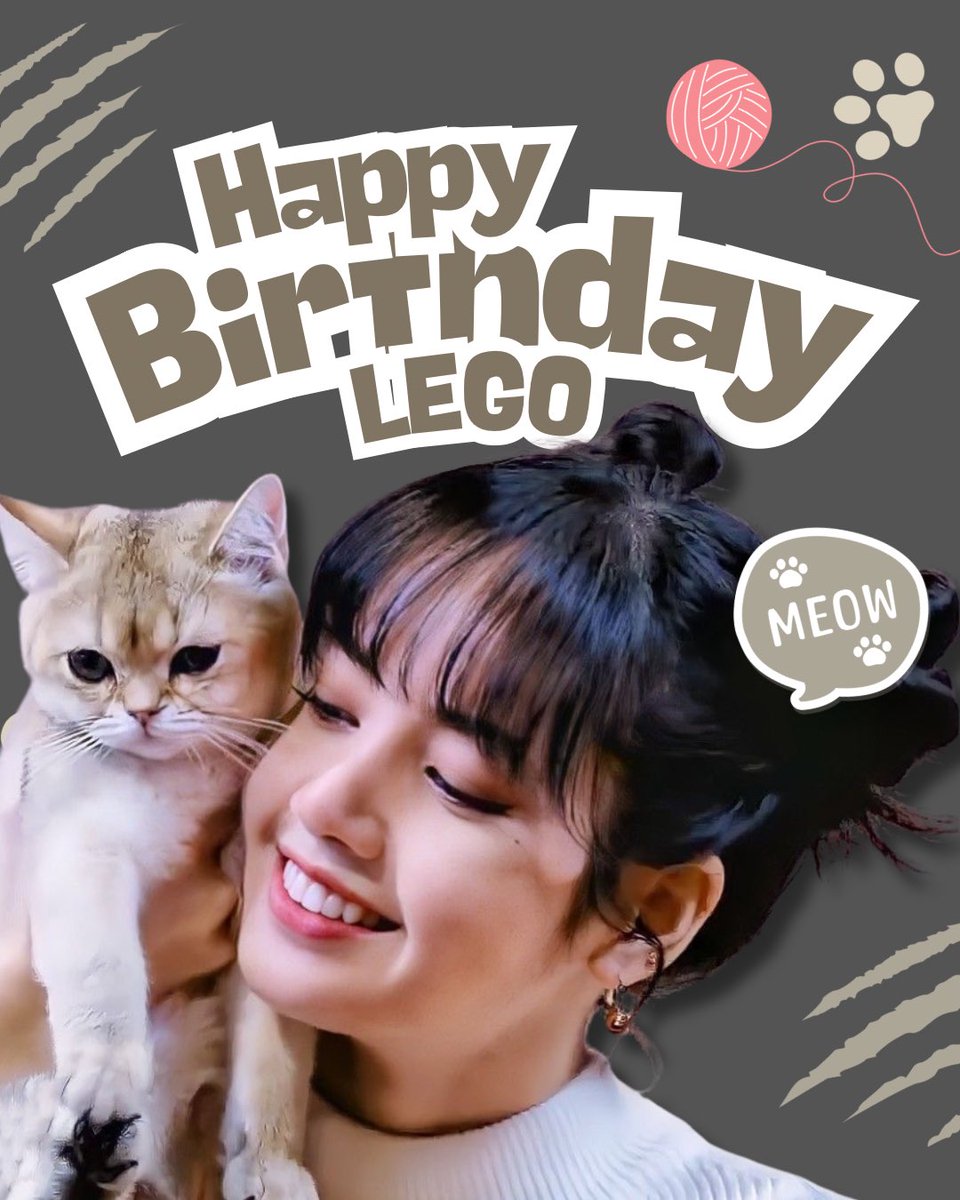 Happy Birthday Lego! 🐾🐈