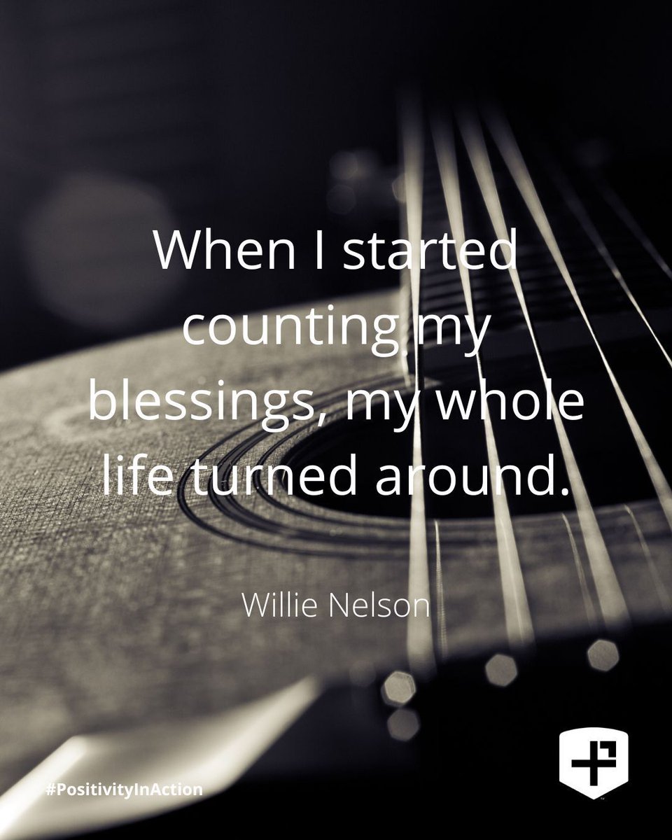 PosProject's tweet image. &quot;When I started counting my blessings, my whole life turned around.&quot;
- Willie Nelson
#PositivityInAction