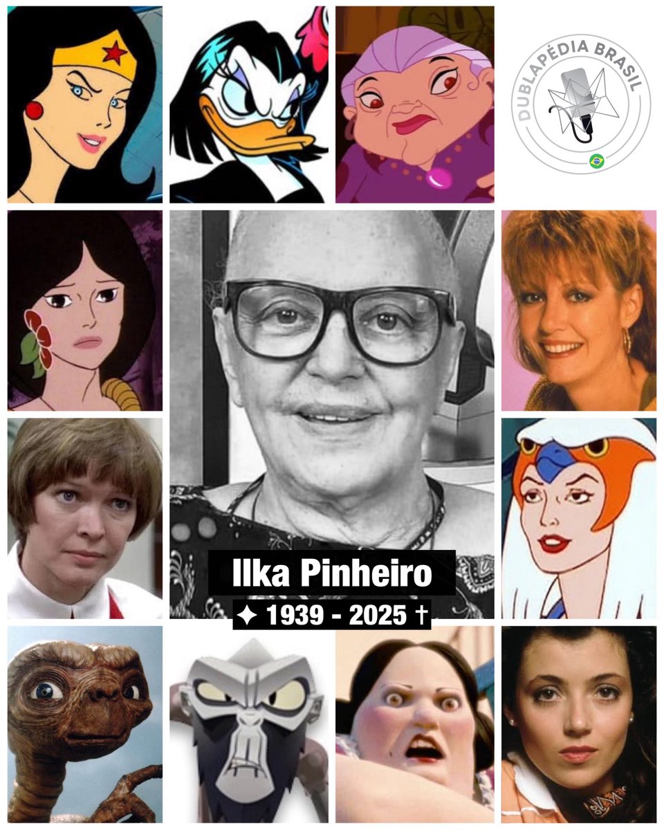 dublapedia's tweet image. Com pesar, comunicamos o falecimento da dubladora Ilka Pinheiro! 😢🩶