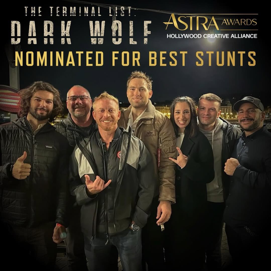 JackCarrUSA's tweet image. Congratulations to THE TERMINAL LIST: DARK WOLF Stunt Team on their “Best Stunts” nomination from the Astra Awards! 
LET’S GO! @TerminalListPV 🇺🇸