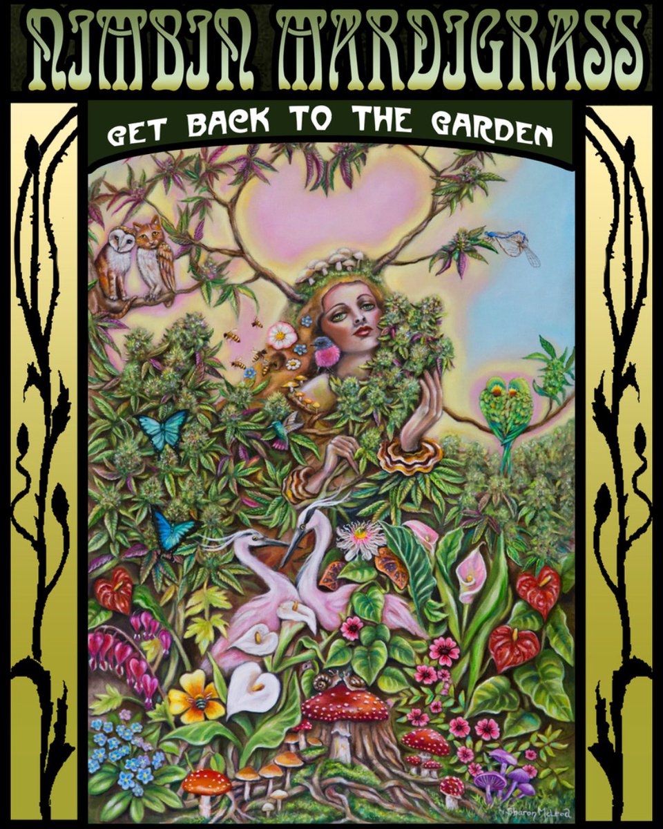 Nimbin MardiGrass 2019 ポスター Nimbin MardiGrass is back! 🌱 Be part of Australia's biggest