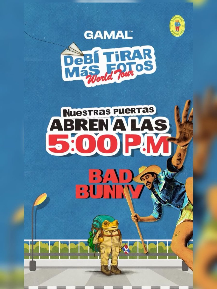 keiveiec's tweet image. Las puertas mañana abren a las 5:00 PM 🇩🇴🐸🏟️

DTMF World Tour  República Dominicana