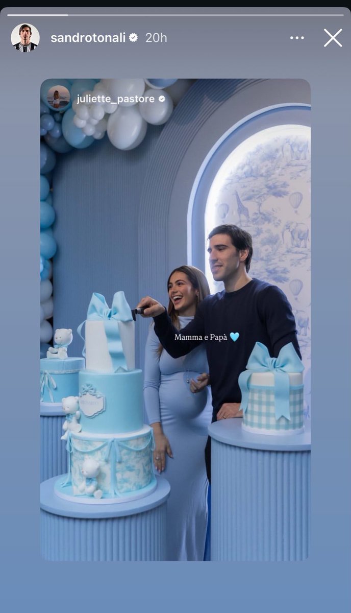 Sandro Tonali futur padre  👨