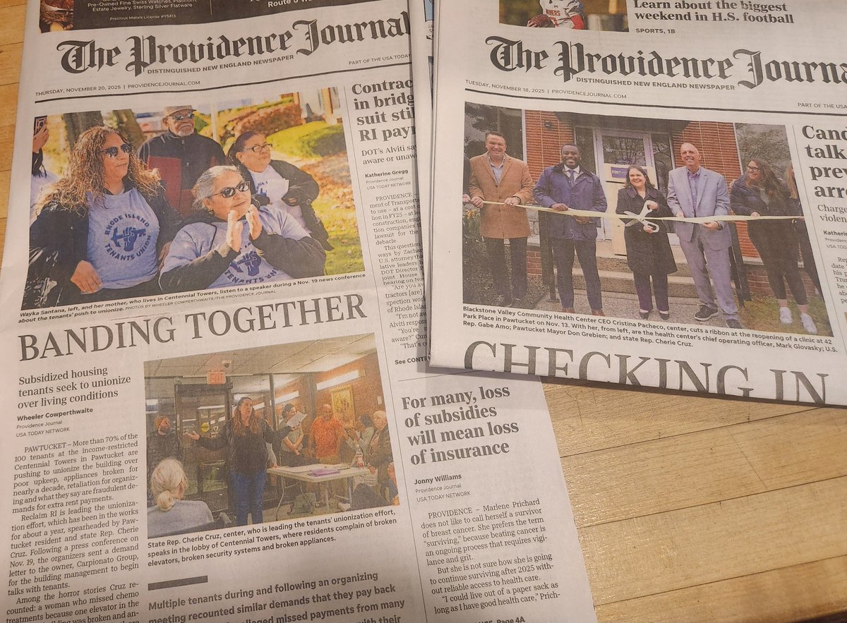 JenStewartRI's tweet photo. @zackmezera @ConcernedRIer keeps showing up on the front page of the @projo - twice this week! https://t.co/tQYbvVXGbB
