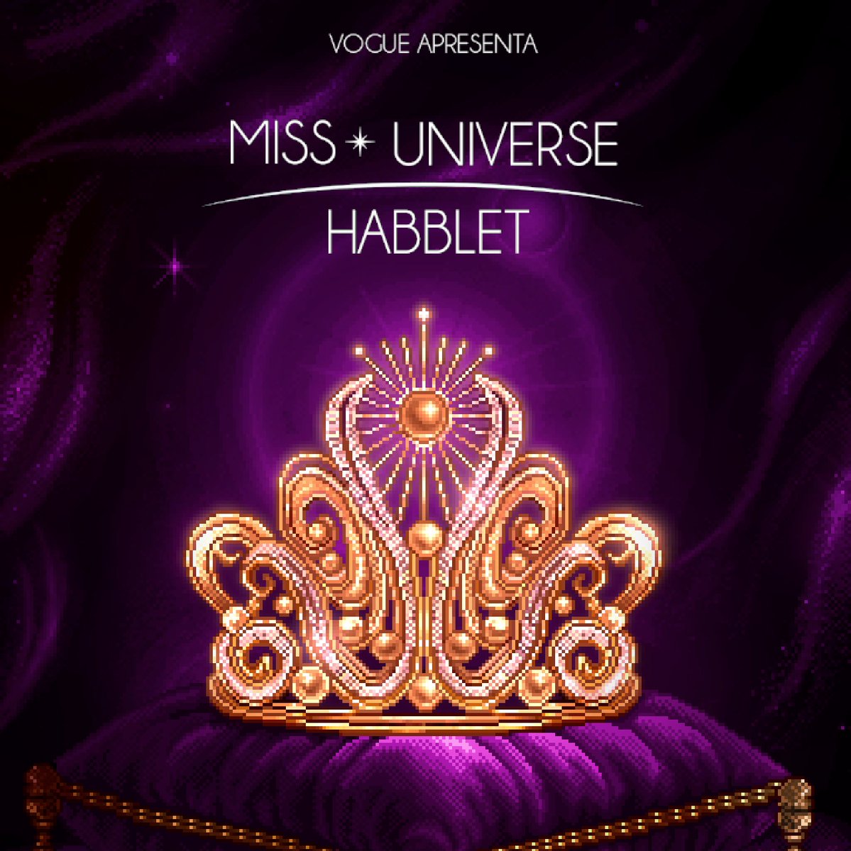 VogueHabblet's tweet image. Miss Universe Habblet 2025.

O concurso de beleza mais icônico do Habblet está de volta!
Em breve, iniciaremos as seletivas oficiais para descobrir quem levará a coroa mais desejada do mundo pixel no @MeuHabblet.

A jornada rumo ao trono está prestes a começar!

#MUHabblet2025