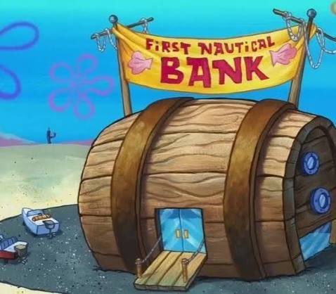 exploitationcap's tweet image. none of bikini bottoms financial institutions are in the map. might just be unplayable.