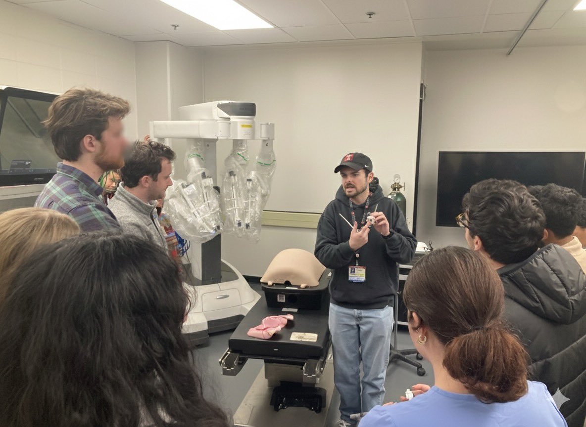 Thanks Dr. Lee <a href="/RandallsPlaque/">Randall Lee MD</a> and our residents for hosting MS1 &amp; MS2s at <a href="/katztemplemed/">Lewis Katz School of Medicine</a>’s Urology Interest Group to Robotic Surgery event! 🤖

Learning the basics of robotic surgery and getting early hands on experience!

Future of urology is bright!

<a href="/AmerUrological/">Amer. Urol. Assn.</a>
