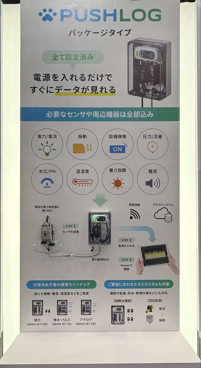 PushlogC's tweet image. #IIFES 最終日です。
PLCの状態を見ながら通話ができるFALCONNECTの遠隔通話機能他、今回初展示の内容です。
