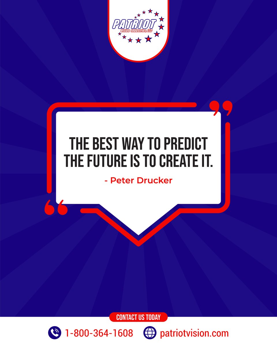 Your future isn’t something that just happens—it’s something you build, one choice at a time.

What’s one action you’re taking to create your future? Drop it in the comments and let’s inspire each other!👇 🖥️ patriotvision.com