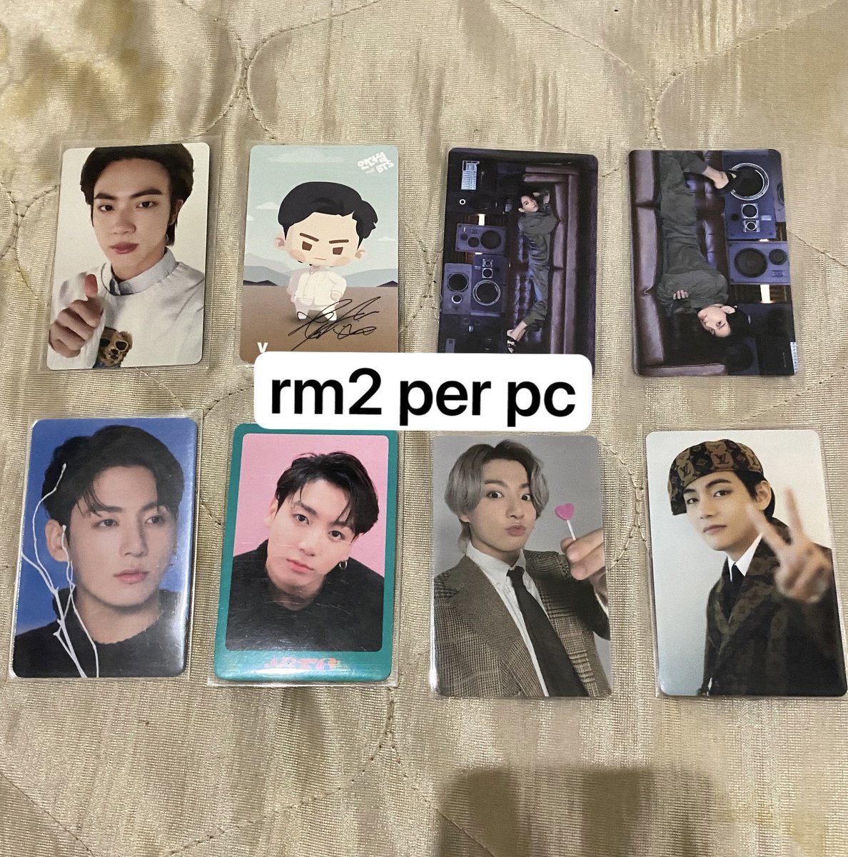 jxbxmiyy's tweet image. eloo reupload cuz ada yg tertinggal, price on pic not include postage. dm me if anyone interested ^^

rts = no longer collecting pcs

#pasarbts #myARMYjual #wtsbts