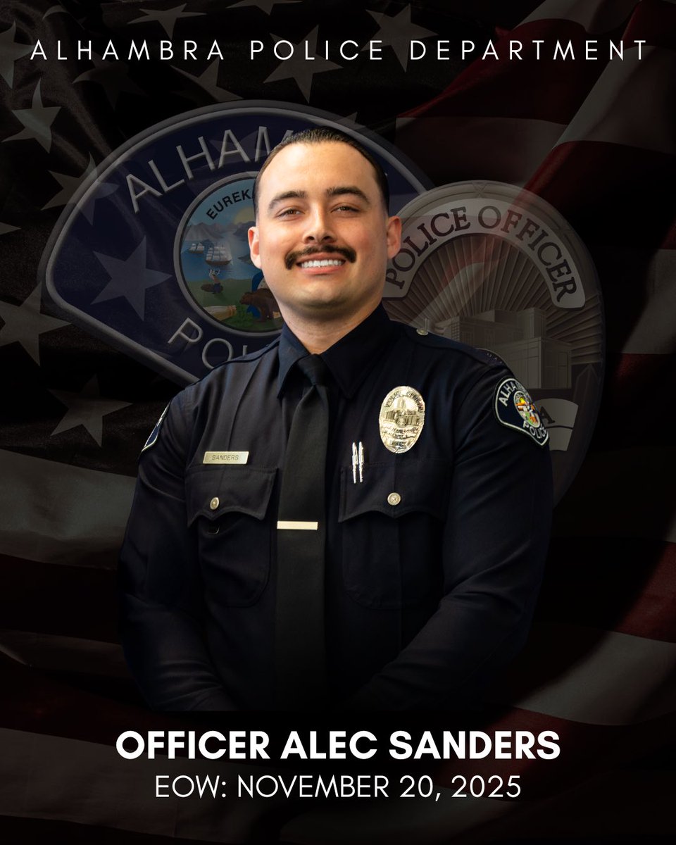 Rest easy, brother. 💙🕊️
Officer Alec Sanders
EOW: November 20, 2025