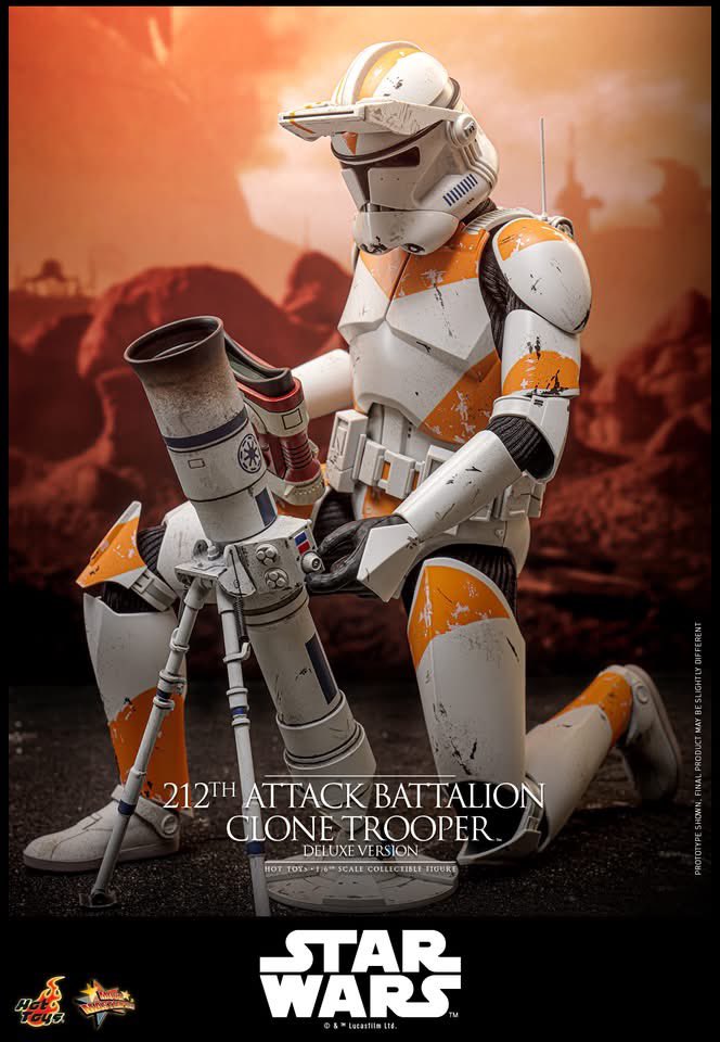 イヤー Hot Toys reveals 1:6 Scale 212th Attack Battalion Clone Trooper