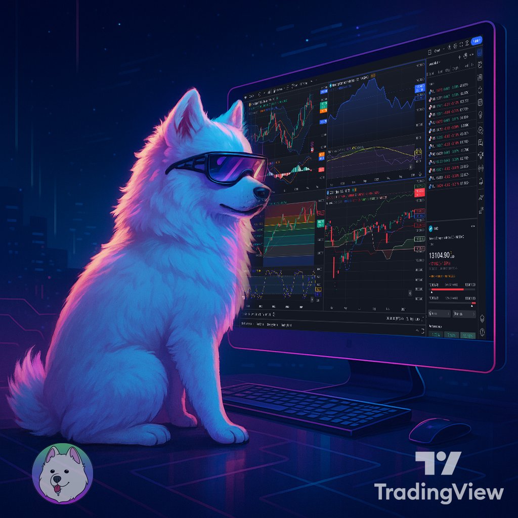 samoyedcoin's tweet image. 🚨 GIVEAWAY TIME! 🚨 

To celebrate Black Friday, we've teamed up w/ @tradingview to give away 4x FREE 1-year subs! 

Ultimate, Premium, Plus, &amp;amp; Essential subscriptions!

HOW TO WIN 👇 
• Like &amp;amp; RT 
• Follow @samoyedcoin @tradingview 
• Comment #SamoIsComing 
• Ends Nov. 27