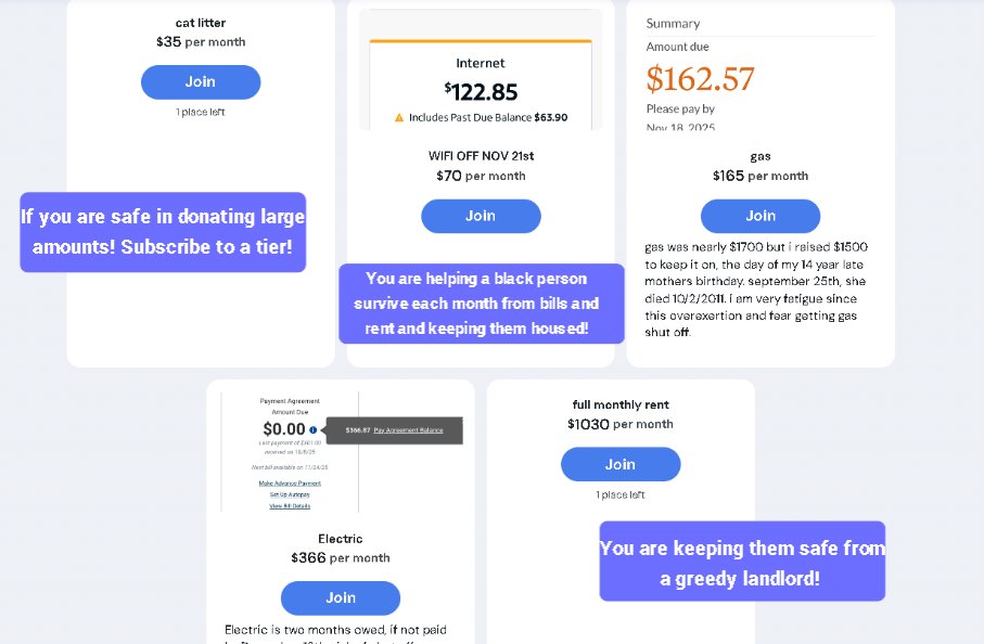 flutterfreee's tweet image. 0/370

$70 urgently needed by midnight tonight at CST

$105 needed for cashapp loans by midnight friday!

Any amount will help, even $1! $50s $100s and $1000s are appre.

Ven/CA: memwho
pp: xomemereytwod

Even sponsoring any bills or rent can help as well!
ko-fi.com/memwho/tiers