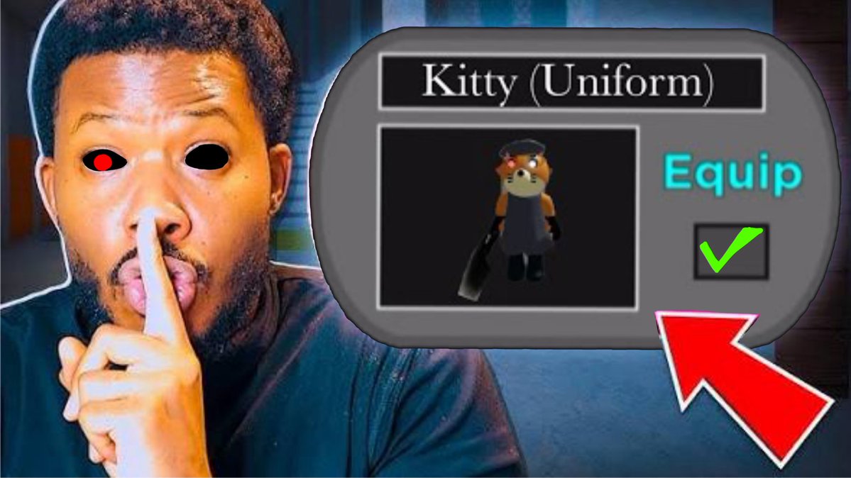 ilikesouls's tweet image. Day 5 of asking minitoon to add a Kitty TSP skin!

#piggy #RobloxPiggy