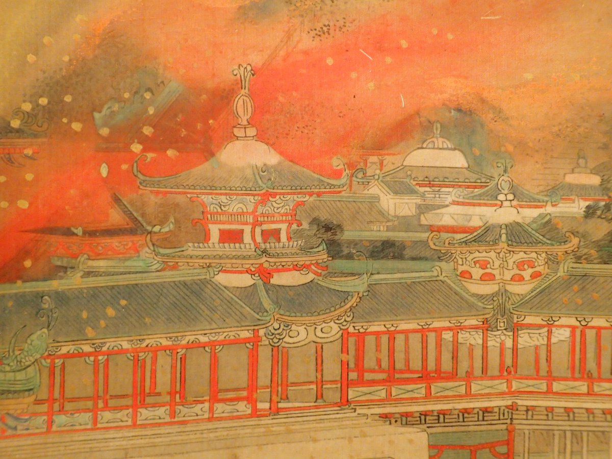 🔥炎に飲み込まれる大宮殿🔥 静嘉堂の #未来の国宝 後期に登場した菊池