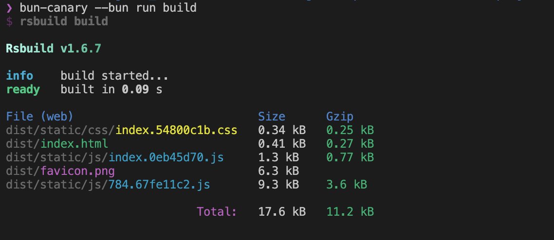 nektro's tweet image. In the next version of Bun,

Rsbuild and Rspack work thanks to N-API compatibility improvements