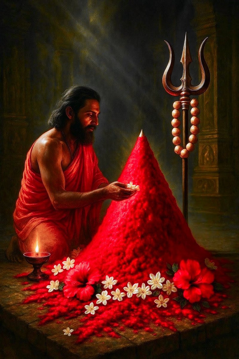 Splendid_Tiger's tweet image. The Khadgamala Stotram: Weaving the Universe with Syllables of Light

To encounter the Khadgamala Stotram is not merely to recite a hymn, it is to undertake a sacred architectural project of the soul. It is a living map, a dynamic blueprint of the cosmos, and an intimate…