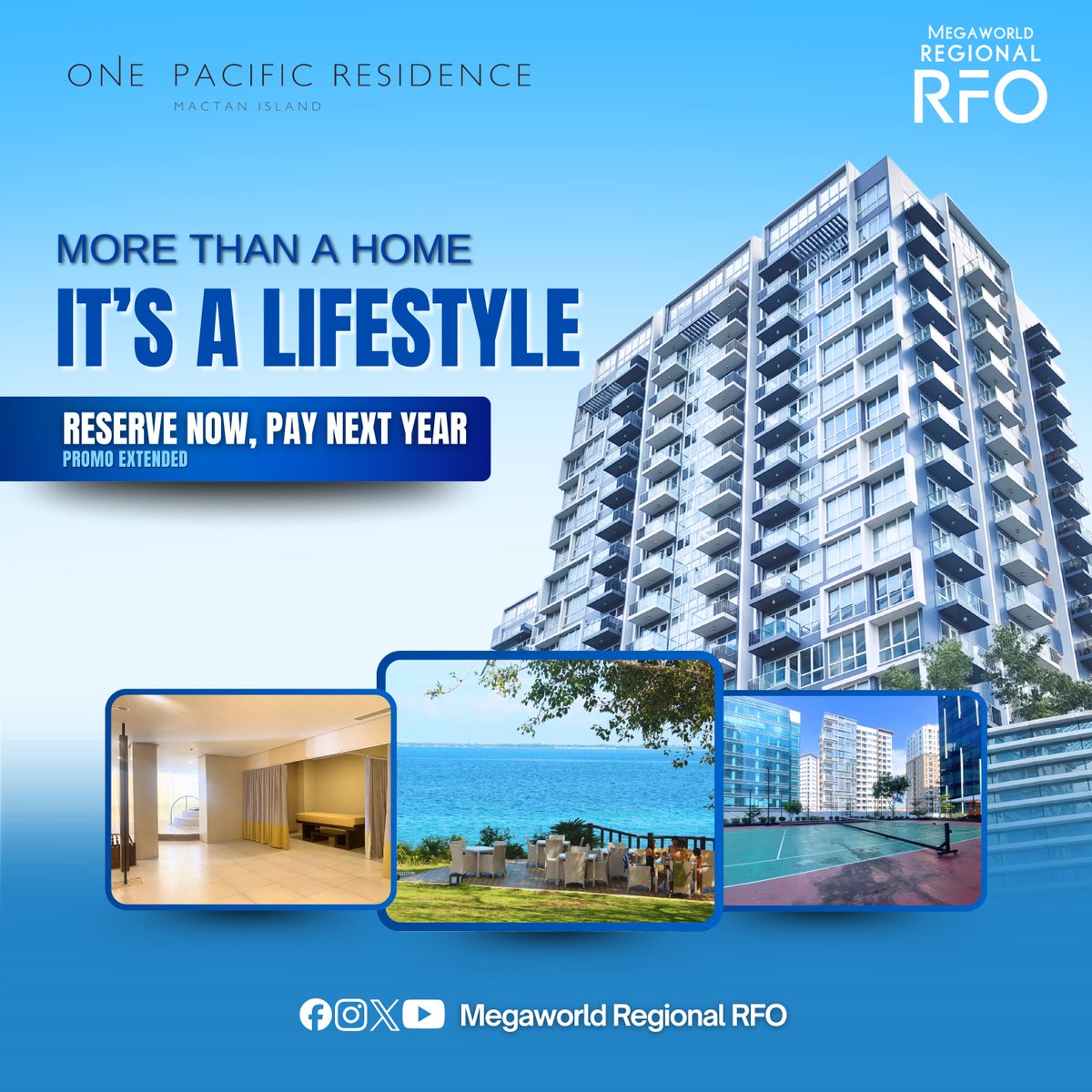MWRegional_RFO's tweet image. Secure your future home with ease—enjoy flexible and effortless payment terms at One Pacific Residences today!  

Promo ends November 30, 2025. Grab this limited offer now!  

For inquiries, call us at 0917-836-6436 or visit megaworldregionalrfo.com/project/one-pa…
#EasyToOwn