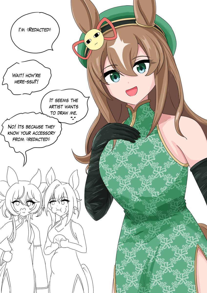 Cheongsam 17/25
Wait who are you?
#ウマ娘 #Umamusume